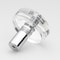 Gliderite Hardware 1-1/2 in. Clear Acrylic Knob Polished Chrome 5828-PC-1 - alternate 3